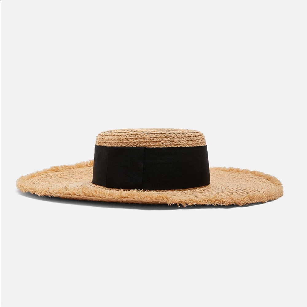 NWT’s Zara Raffia Hat With Band